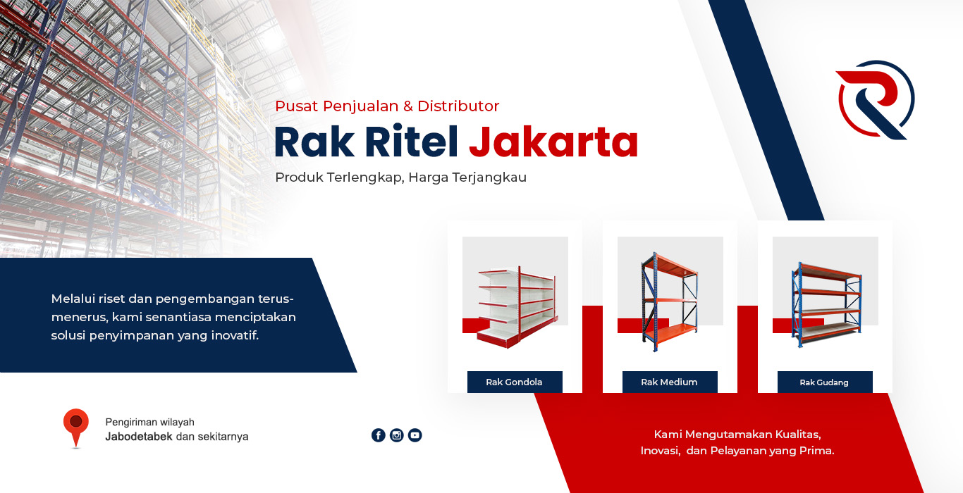 jual rak gondola jakarta